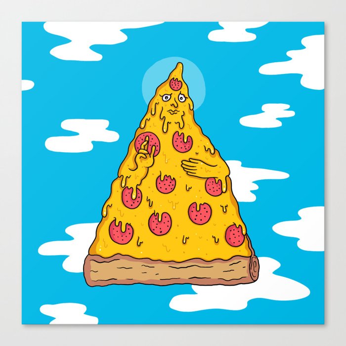 Pizza Be With You Canvas Print