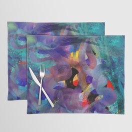 Where is Vincent ? Abstract 3D Mystic Art Placemat