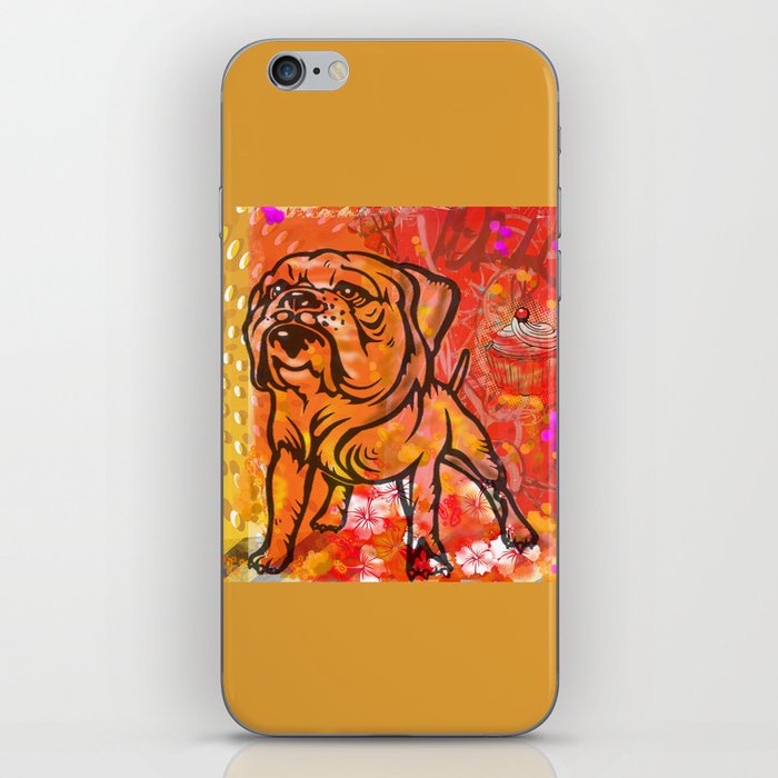 French bulldog pop art iPhone Skin