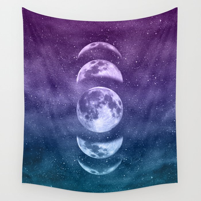 Purple moon tapestry sales