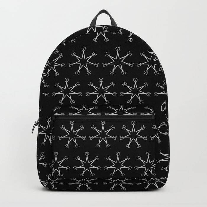 Scissors Star (black) Backpack