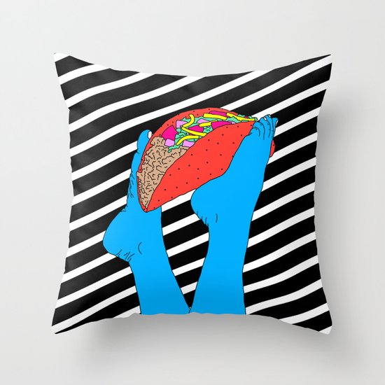 Taco Time Throw Pillow