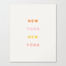 New York New York Canvas Print
