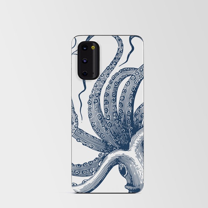 Octopus Navy Android Card Case