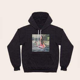 Fabulous Flamingo In Kanagawa Hoody