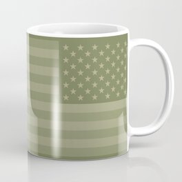 Camo Stars and Stripes – USA Flag in Military Camouflage Colors [FalseFlag 1] Coffee Mug