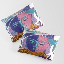 Colorful Buddha Asian Art Pillow Sham