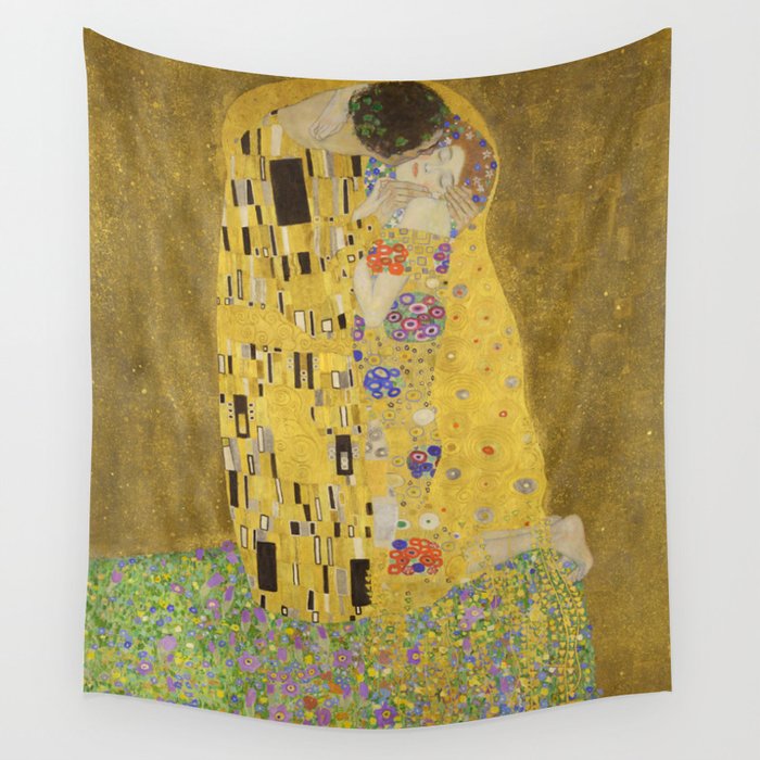 The Kiss by Gustav Klimt Wall Tapestry by Palazzo Art Gallery Society6