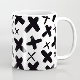 Abstract Plus Sign Modern Pattern Coffee Mug