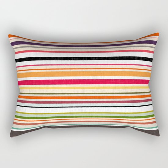 apartment stripe Rectangular Pillow