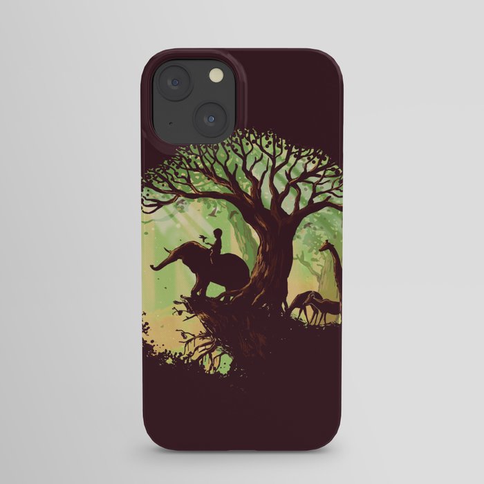 The jungle says hello iPhone Case