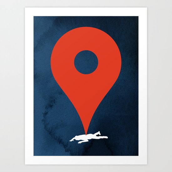 Pinned Art Print