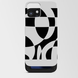 Black and White iPhone Card Case