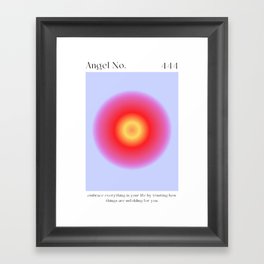 Angel Number 444 Framed Art Print