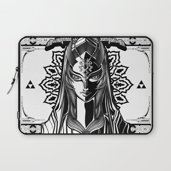 Legend Of Zelda Midna The Twilight Princess Line Work Laptop Sleeve