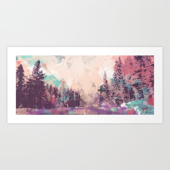 rain forest Art Print