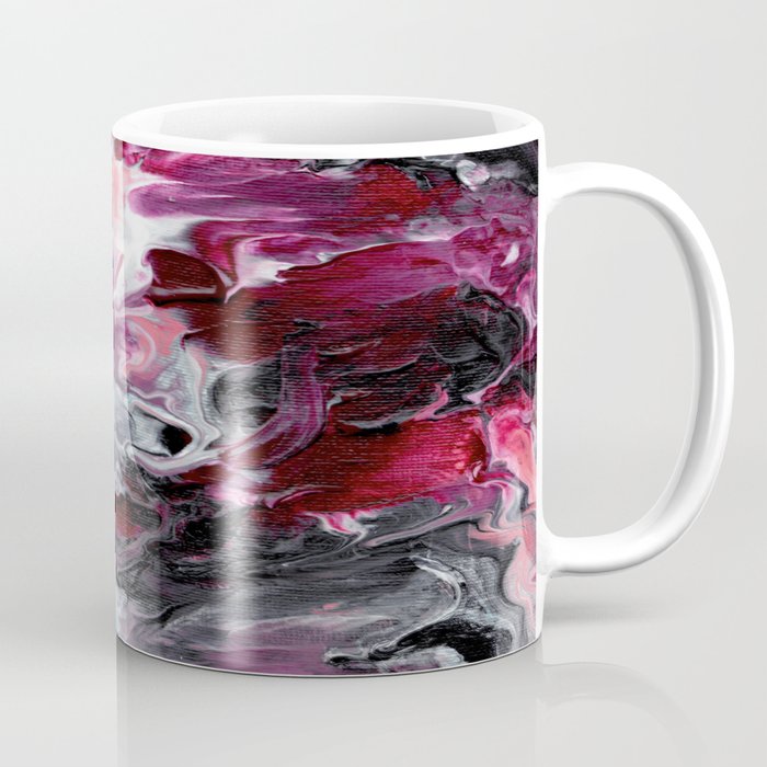 Raspberry Marble Coffee Mug