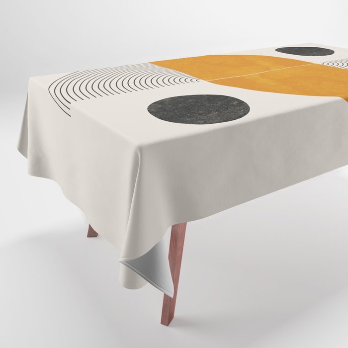 Abstract Geometric Shapes Tablecloth