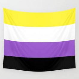 Nonbinary Pride Flag Wall Tapestry
