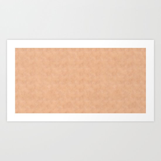 Skin Style Texture With Freckles Art Print