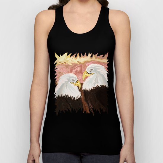 Freedom's Princess Bald Eagles Unisex Tank Top