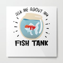 Fish Tank Aquarium Keeper Marine Life Saltwater Metal Print | Nautical, Hermit, Coral, Acrophora, Reef, Aquarium, Crab, Fishtank, Marinelife, Sea 