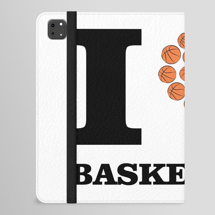 I Love Basketball iPad Folio Case