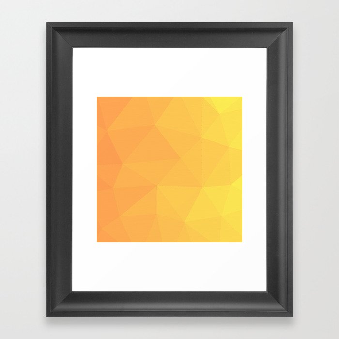 Abstract Geometric Gradient Pattern between Light Orange and Light Yellow