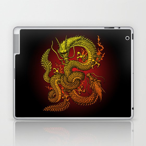 Twin dragons Laptop & iPad Skin
