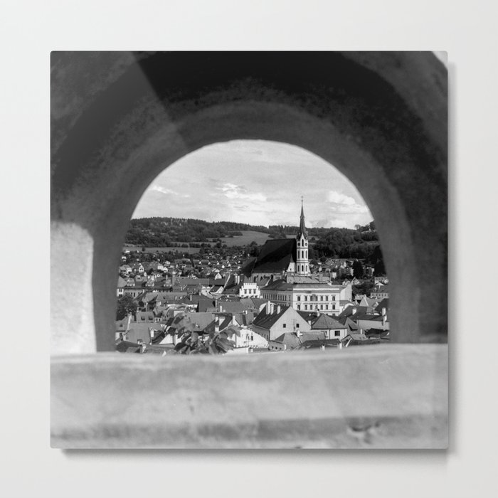 Český Krumlov, Czech Republic, a fairytale town | Film Photo Print Metal Print