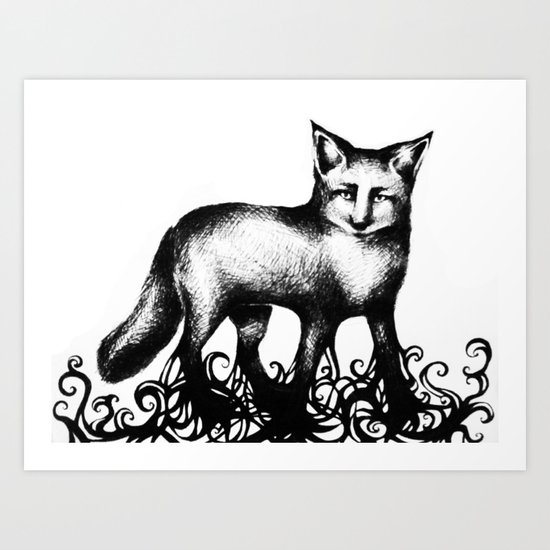 Fox Art Print