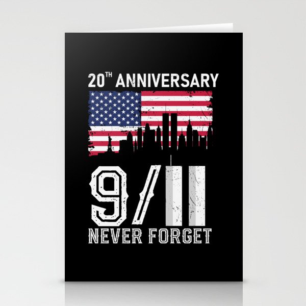 Patriot Day Never Forget 9 11 Anniversary Stationery Cards