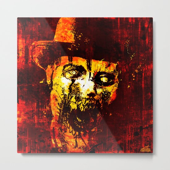 Zombie - WW Metal Print