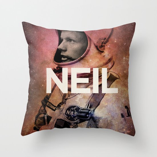 Neil. Throw Pillow