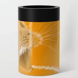 sweat funny cat Can Cooler