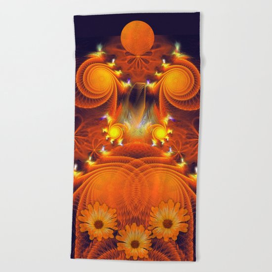 Full of Energy Beach Towel