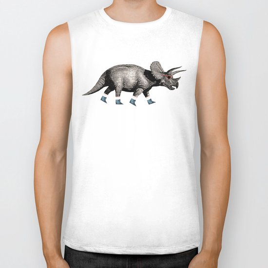 Triceratops Biker Tank