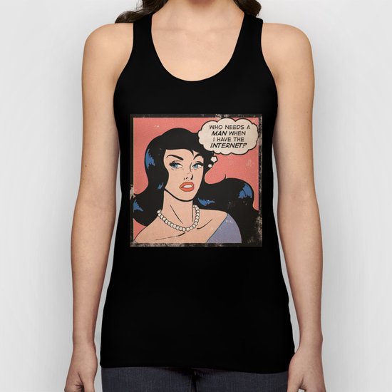 Internet Comic Unisex Tank Top