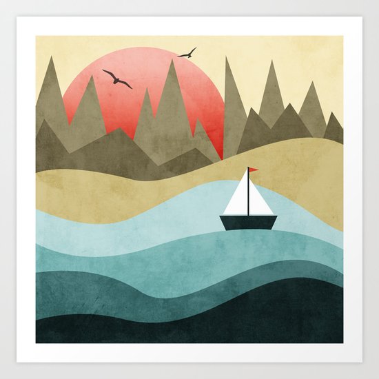 Ocean Adventure 2 Art Print