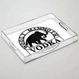 Wooly Mammoth Vodka Acrylic Tray