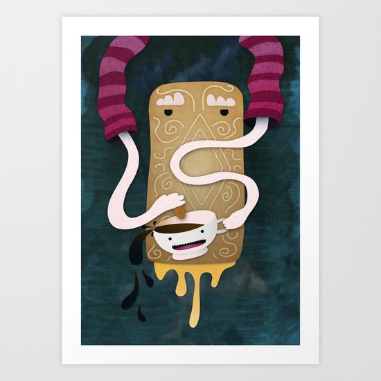 Custard Dream Art Print