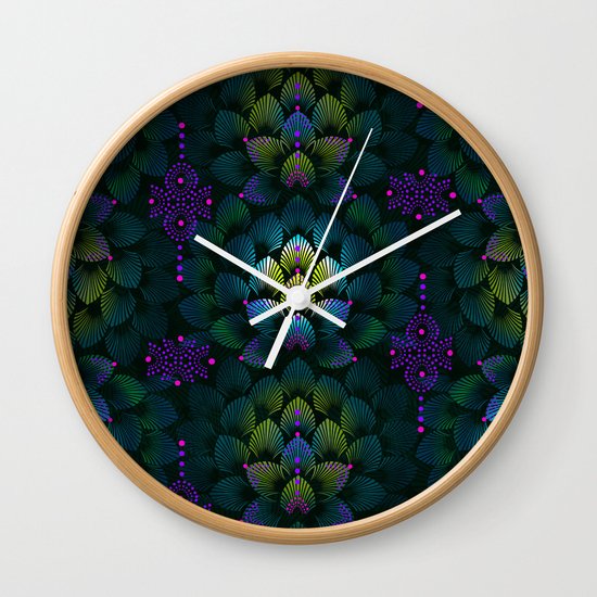 Variations on A Feather IV - Stars Aligned (Primeval Edition) Wall Clock