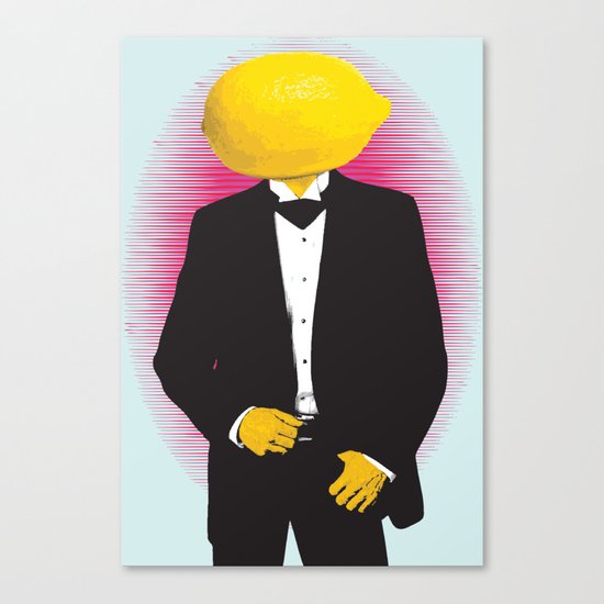 Lemonhead Canvas Print