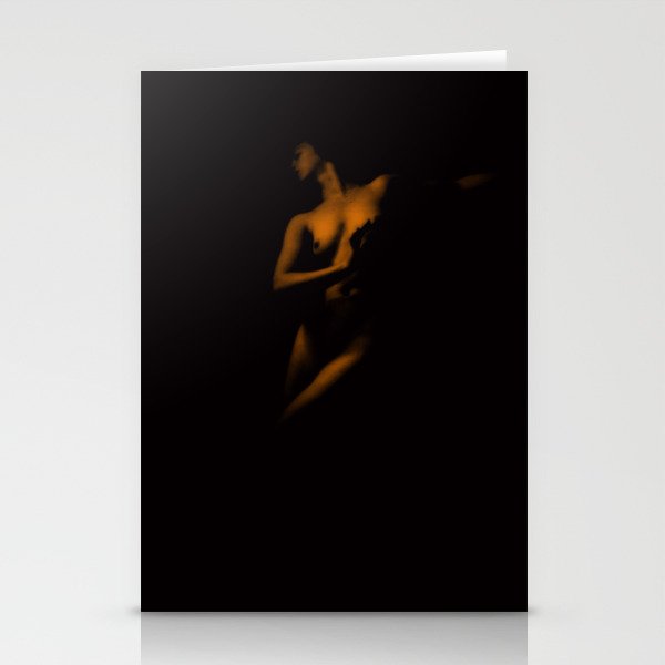 Vintage Nude : Sensuous Brown Stationery Cards