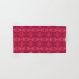 abstract pattern with gouache brush strokes in red colors Hand & Bath Towel