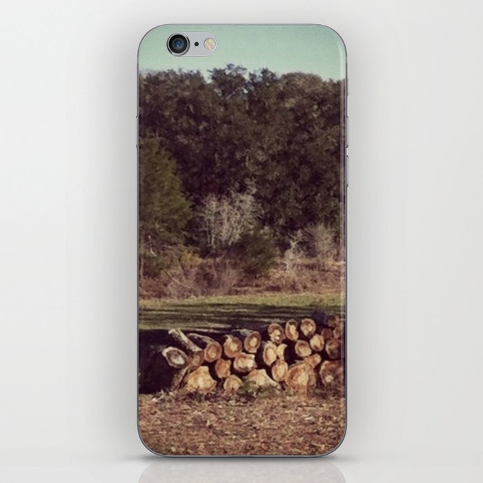 Ranch Firewood iPhone Skin