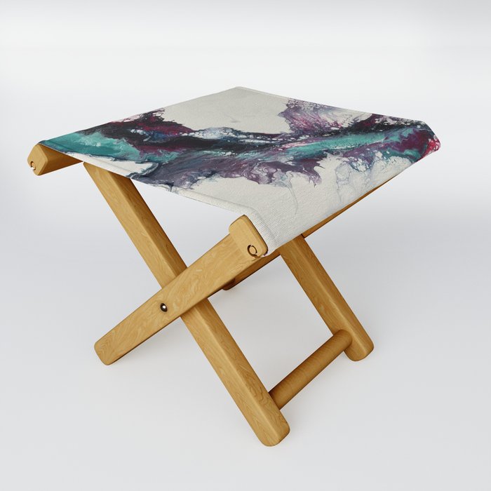 Fluid art  Folding Stool