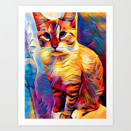 Cat 11 Art Print