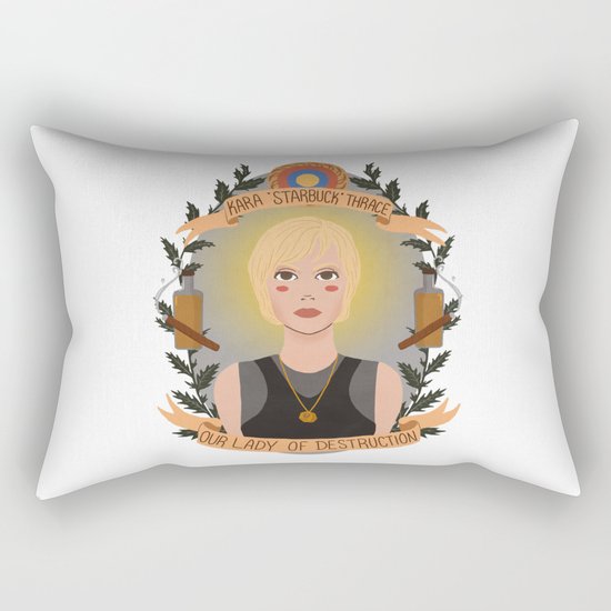 Kara "Starbuck" Thrace Rectangular Pillow