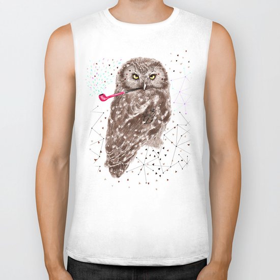 Mr.Owl III Biker Tank